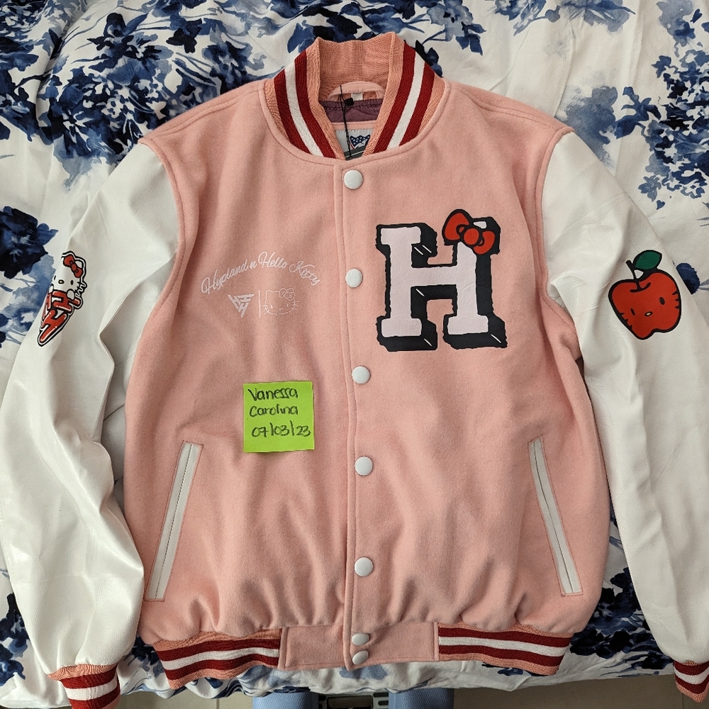 hello kitty varsity jacket